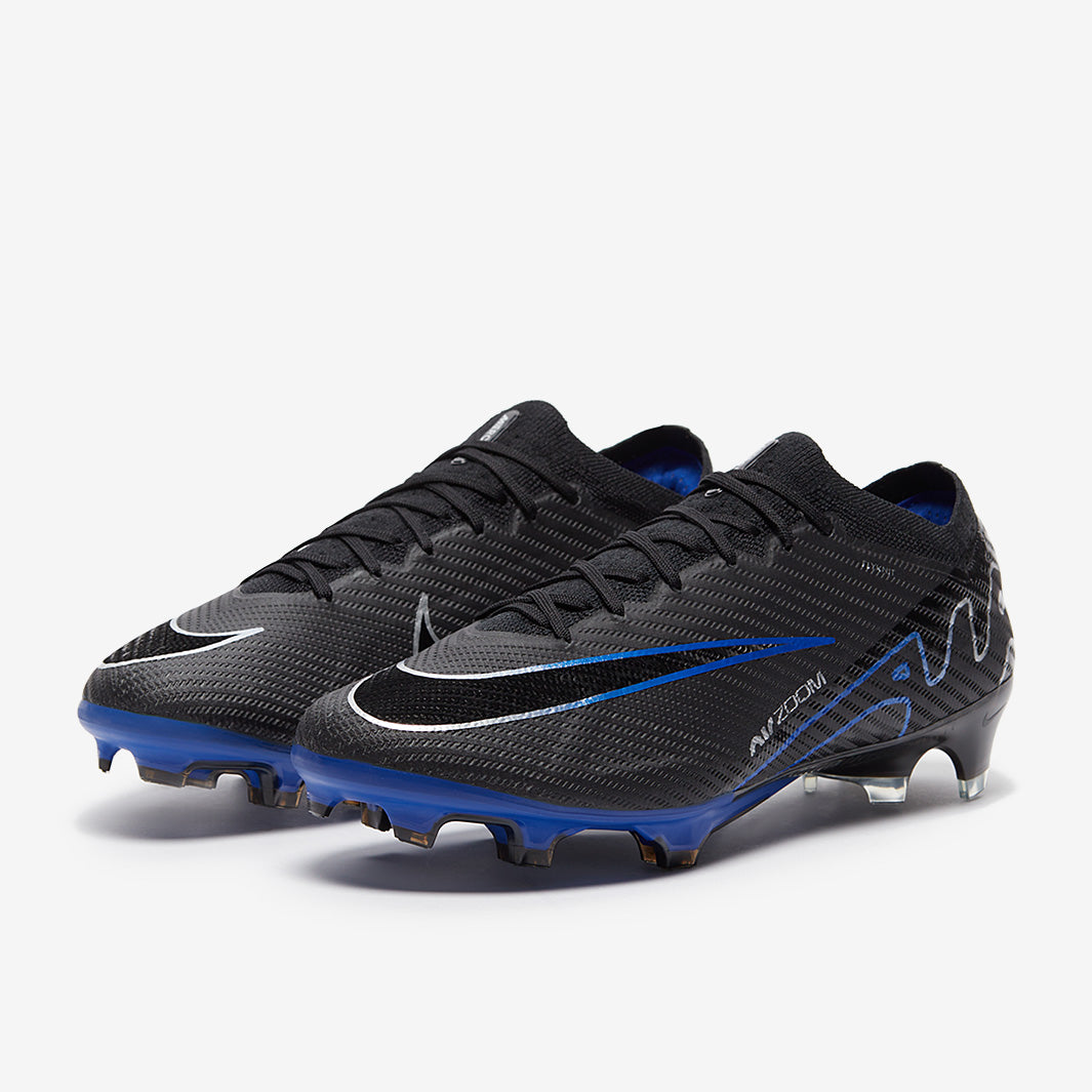 Nike Air Zoom Mercurial Vapor XV Elite FG Football Boots Black/Chrome/Hyper Royal