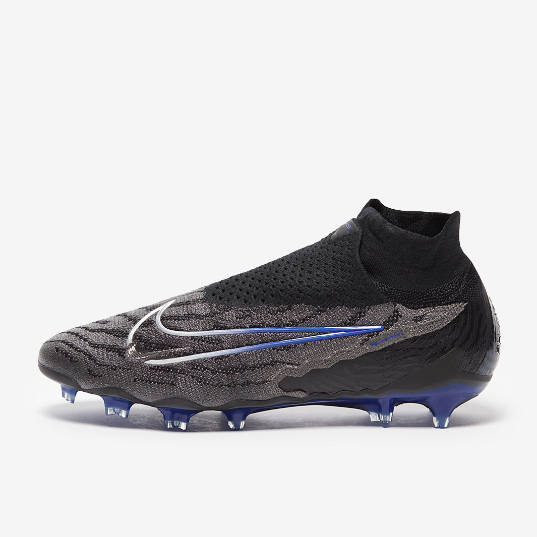 Nike Phantom GX Elite DF FG Football Boots Black/Chrome/Hyper Royal