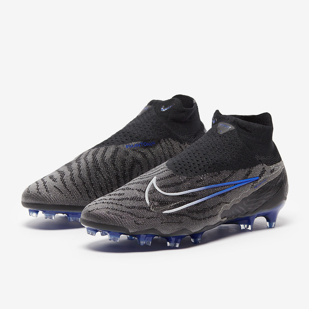 Nike Phantom GX Elite DF FG Football Boots Black/Chrome/Hyper Royal