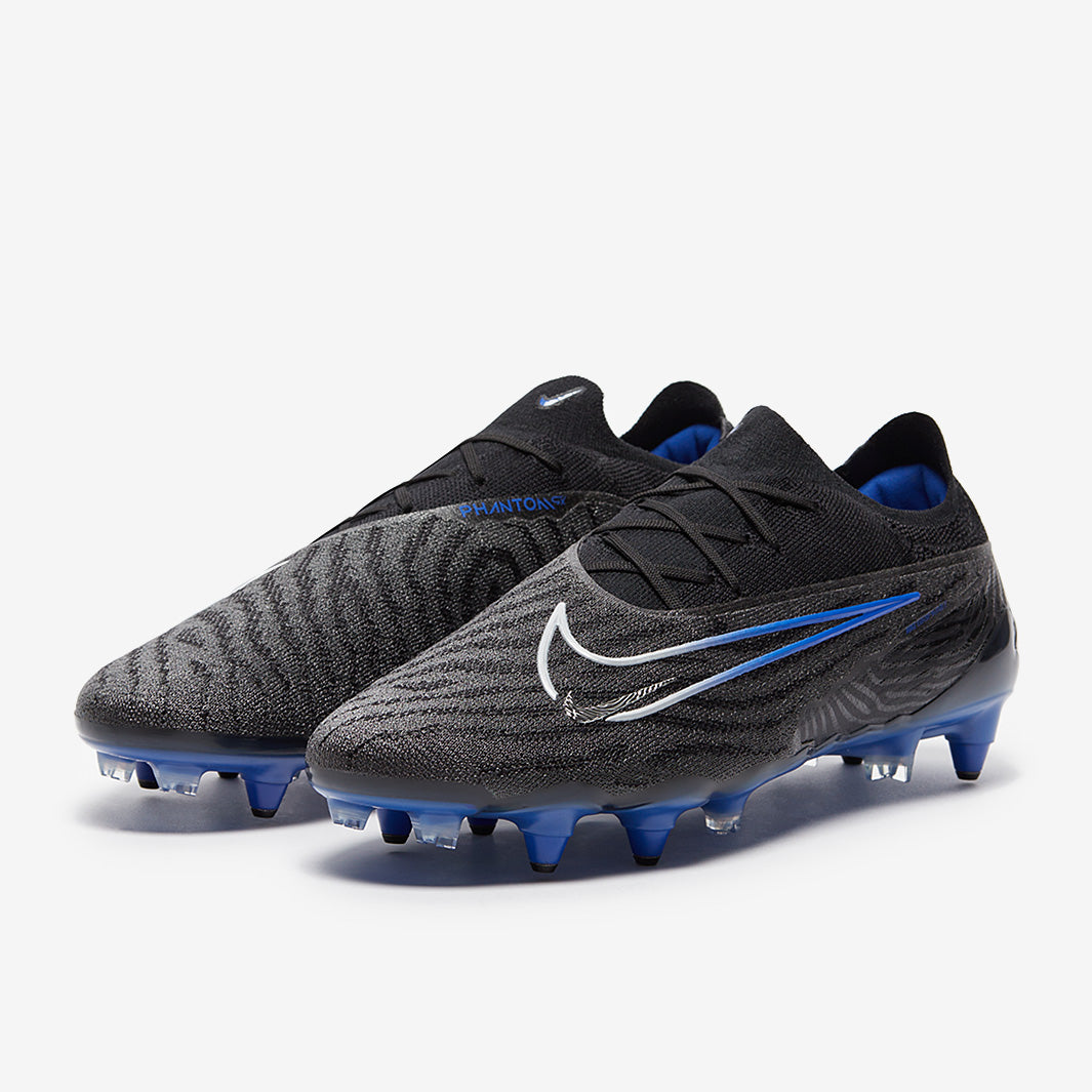 Nike Phantom GX Elite SG-Pro Anti-Clog Football Boots Black/Chrome/Hyper Royal