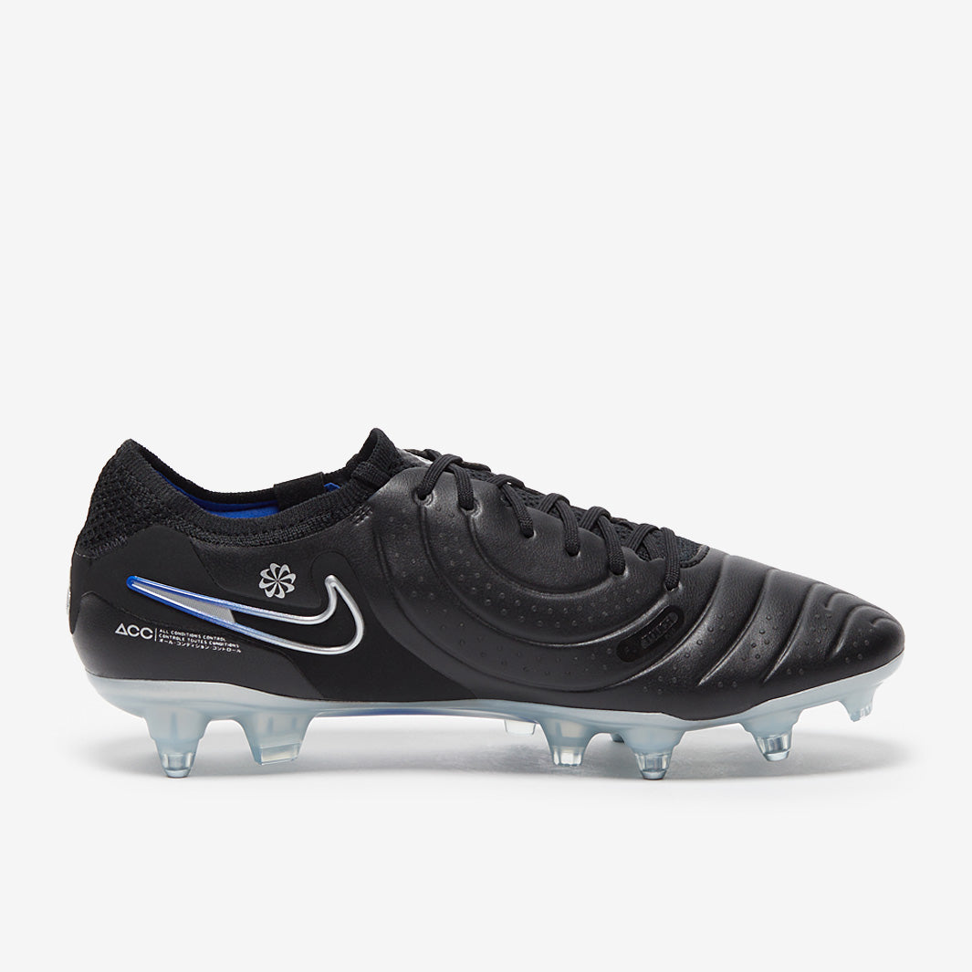 Nike Tiempo Legend X Elite SG-Pro Anti-Clog Football Boots Black/Chrome/Hyper Royal