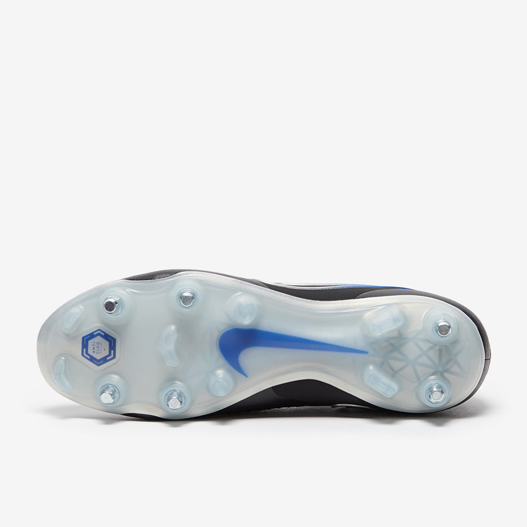 Nike Tiempo Legend X Elite SG-Pro Anti-Clog Football Boots Black/Chrome/Hyper Royal