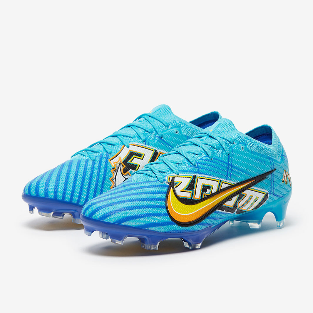 Nike Air Zoom Mercurial Vapor XV Elite x Mbappe FG Football Boots Baltic Blue/White