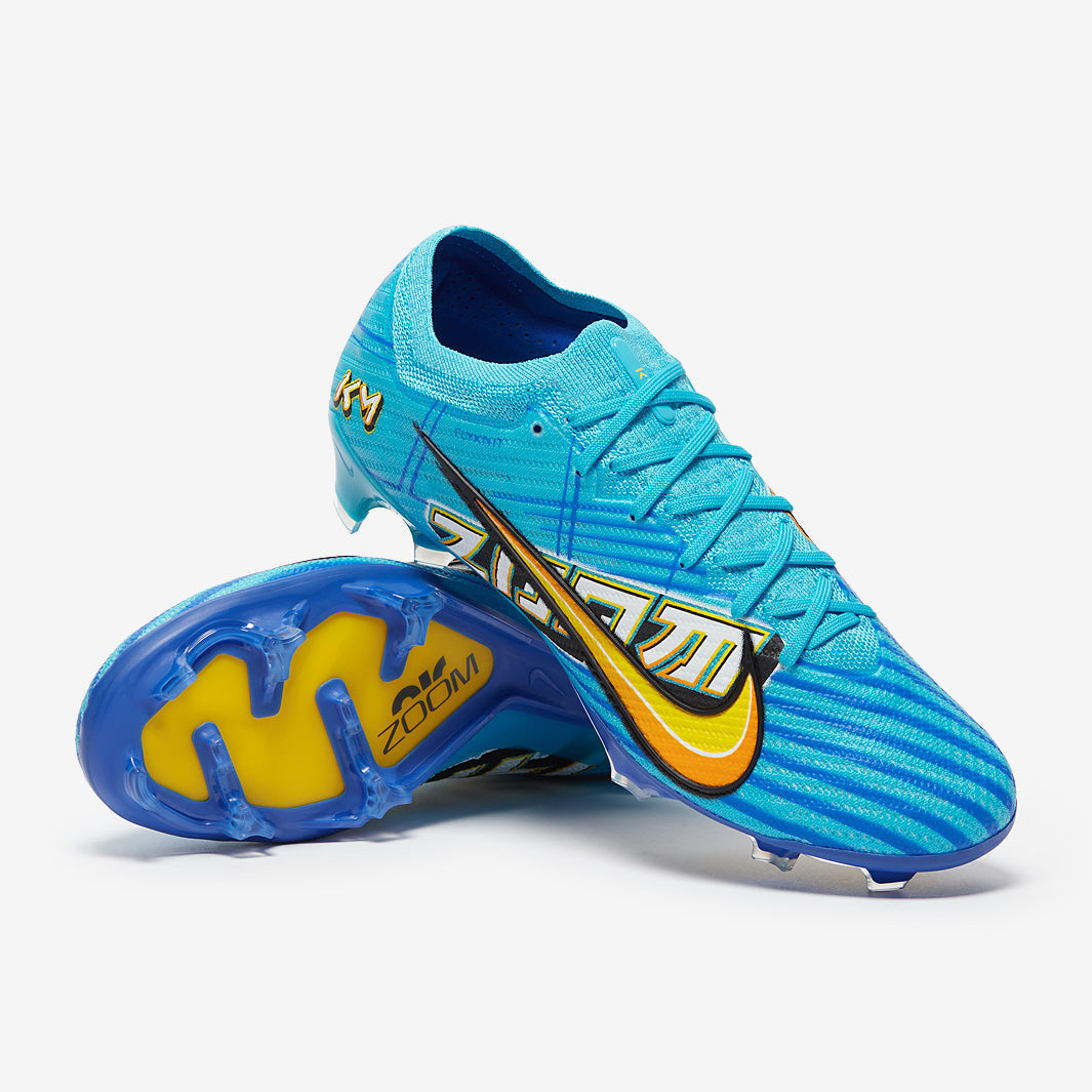 Nike Air Zoom Mercurial Vapor XV Elite x Mbappe FG Football Boots Baltic Blue/White