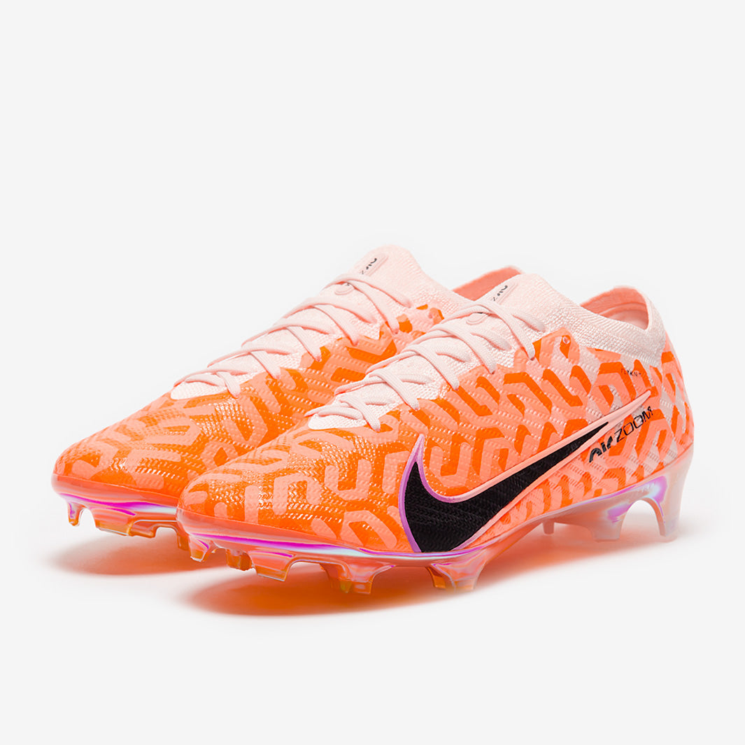 Nike Air Zoom Mercurial Vapor XV Elite NU FG Chuteira Campo Guava Ice/Black/Total Orange