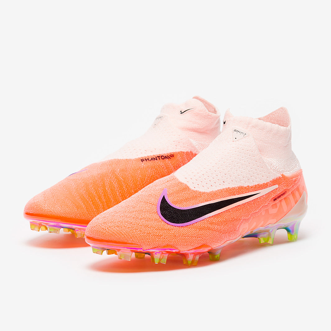 Nike Phantom GX Elite DF NU FG Football Boots Guava Ice/Black/Total Orange