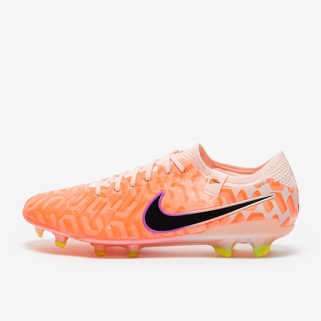 Nike Tiempo Legend X Elite NU FG Football Boots Guava Ice/Black/Total Orange
