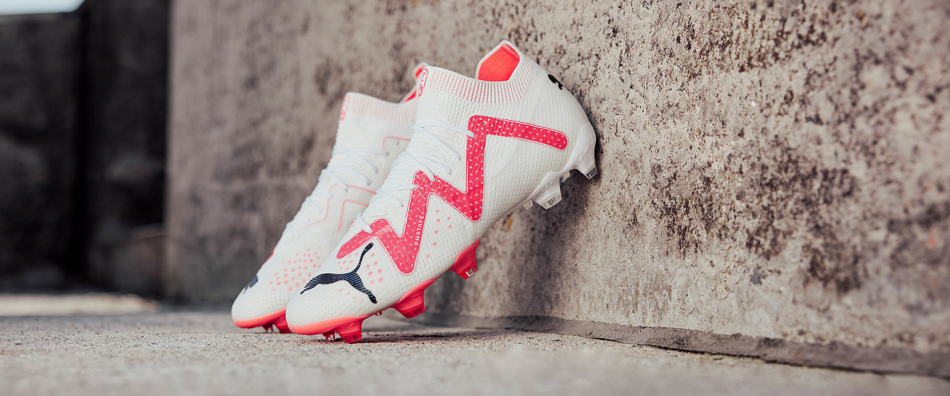 Puma Future Ultimate FG/AG Football Boots Puma White/Fire Orchid