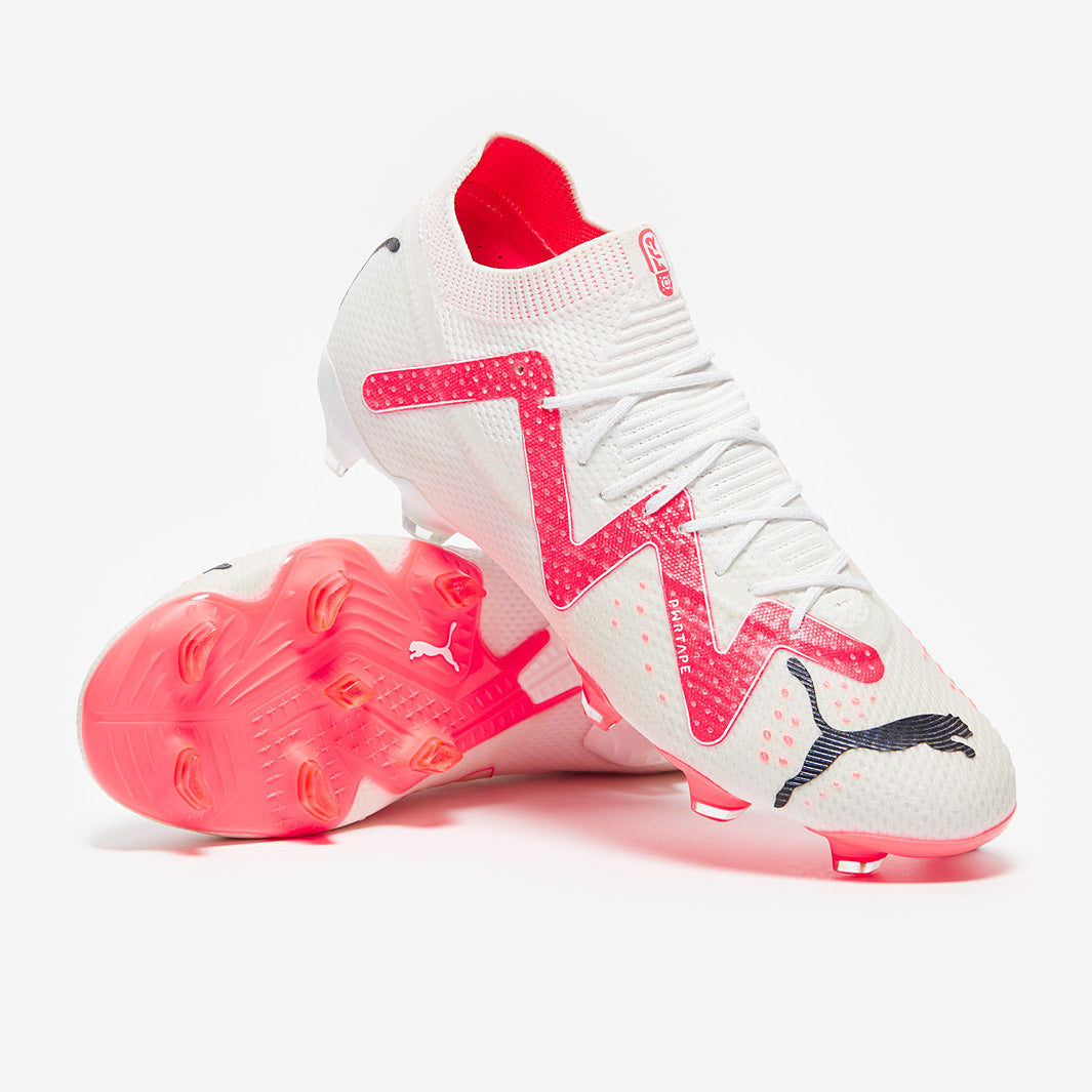 Puma Future Ultimate FG/AG Football Boots Puma White/Fire Orchid