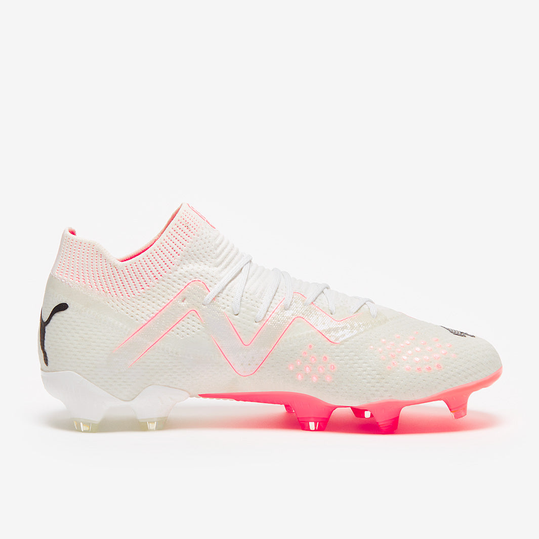 Puma Women's Future Ultimate FG/AG Football Boots Puma White/Fire Orchid