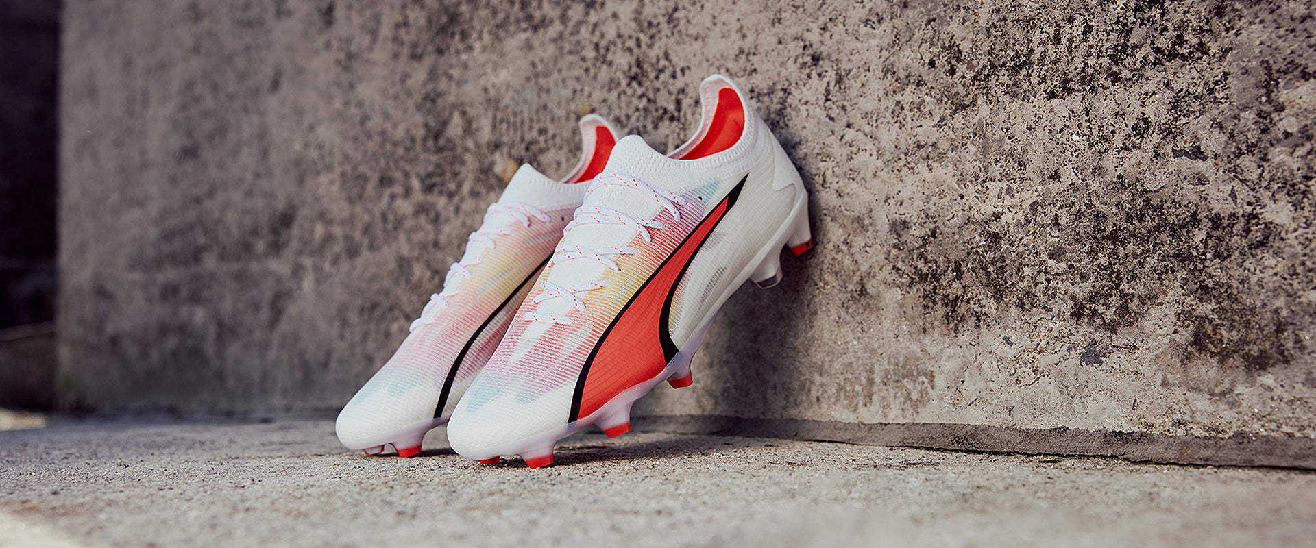 Puma Women's Ultra Ultimate FG/AG Football Boots Puma White/Fire Orchid