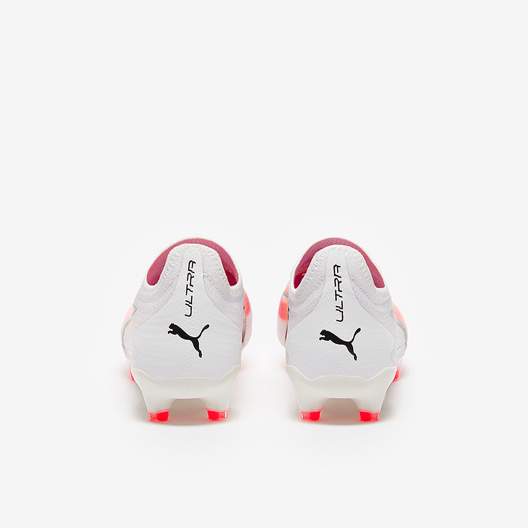 Puma Women's Ultra Ultimate FG/AG Football Boots Puma White/Fire Orchid