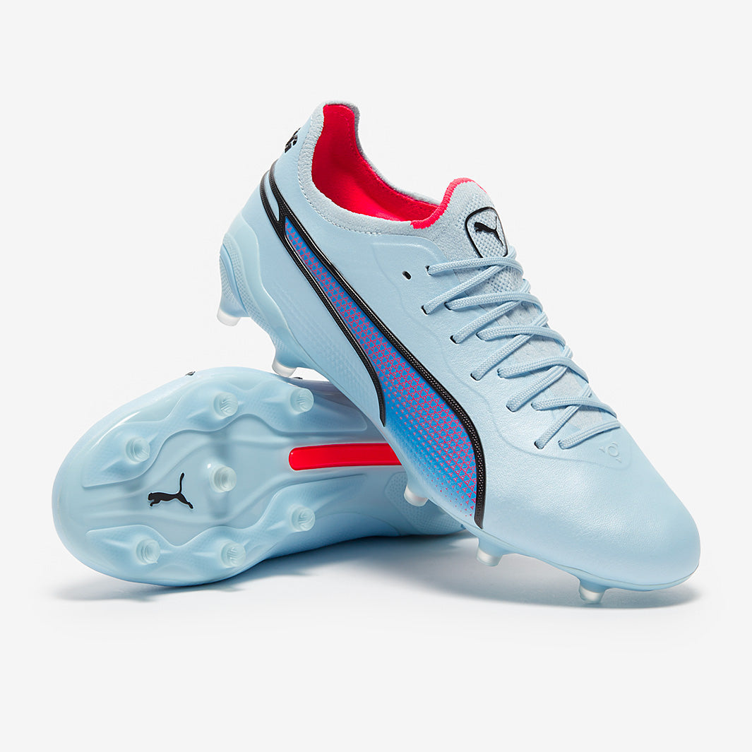 Puma Women's King Ultimate FG/AG Football Boots Silver Sky/Puma Black/Fire Orchid