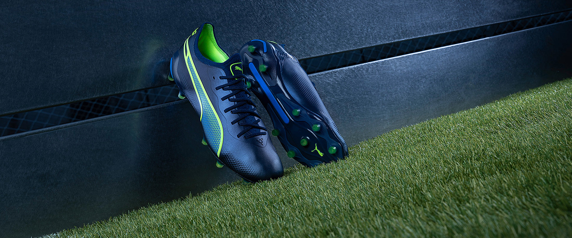 Puma King Ultimate FG/AG Football Boots Persian Blue/Pro Green/Ultra Blue