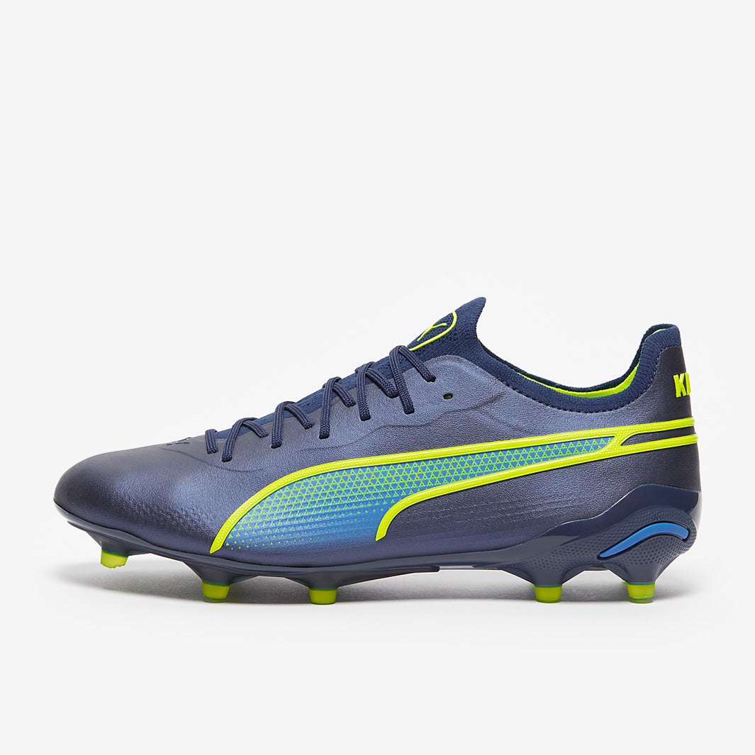 Puma King Ultimate FG/AG Football Boots Persian Blue/Pro Green/Ultra Blue