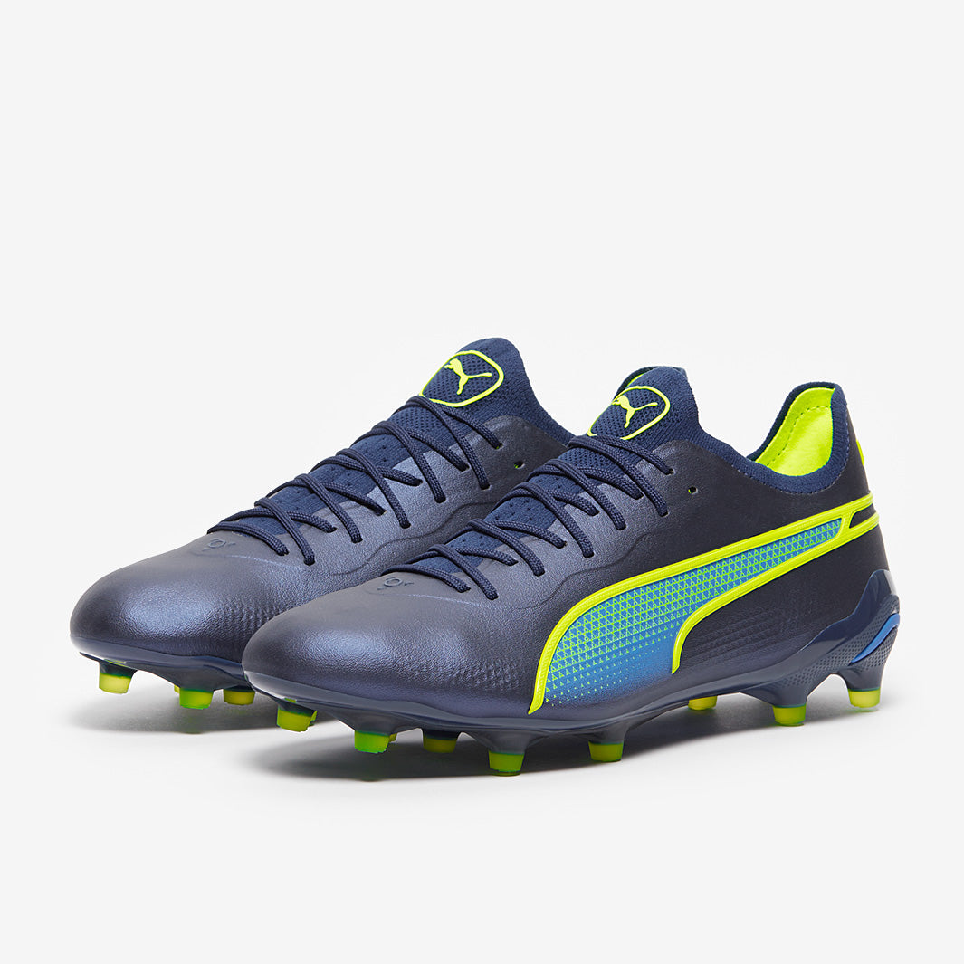 Puma King Ultimate FG/AG Football Boots Persian Blue/Pro Green/Ultra Blue