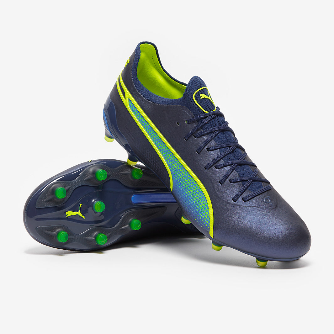 Puma King Ultimate FG/AG Football Boots Persian Blue/Pro Green/Ultra Blue