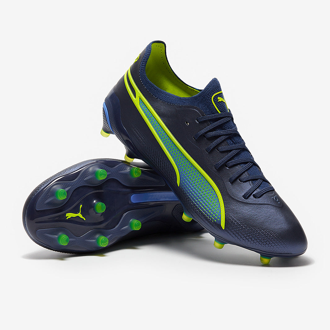Puma Women's King Ultimate FG/AG Football Boots Persian Blue/Pro Green/Ultra Blue