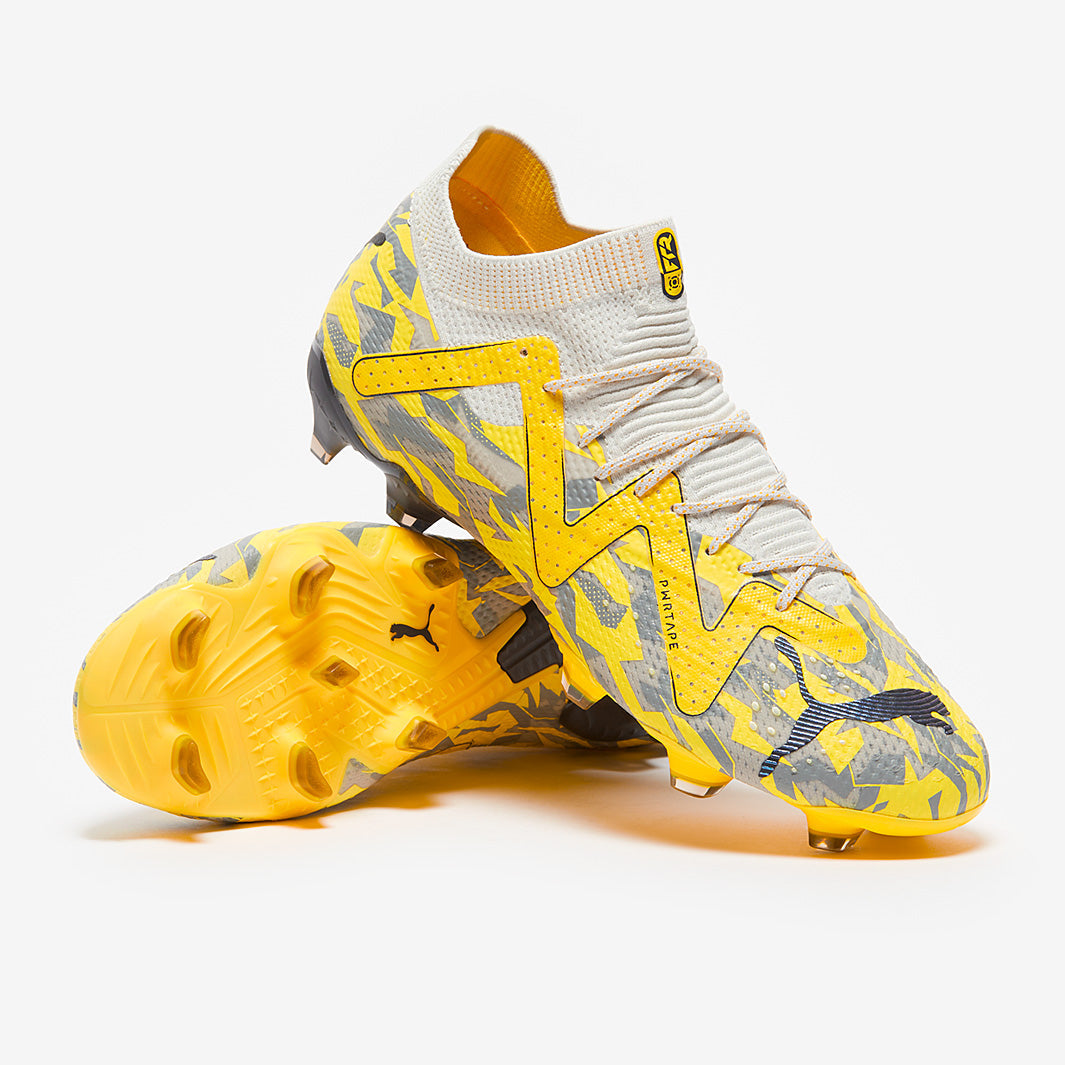 Puma Future Ultimate FG/AG Football Boots Sedate Gray/Asphalt/Yellow Blaze