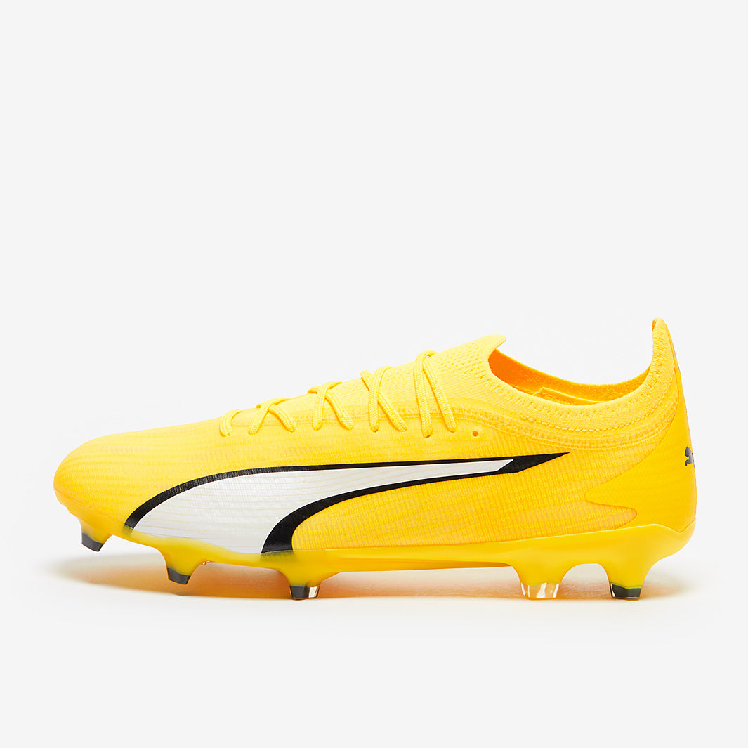 Puma Ultra Ultimate FG/AG Football Boots Yellow Blaze/Puma White/Puma Black