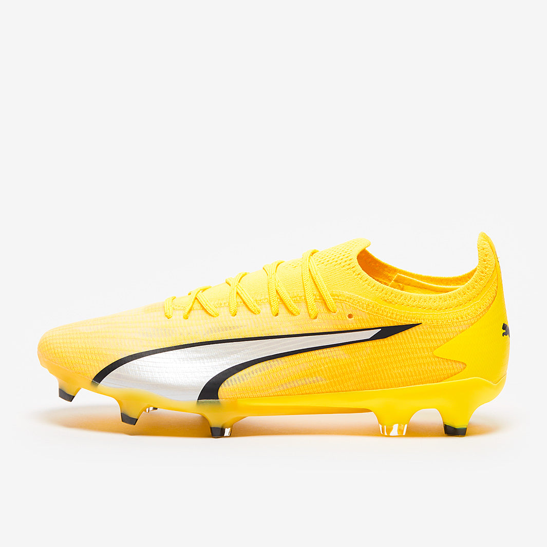 Puma Women's Ultra Ultimate FG/AG Football Boots Yellow Blaze/Puma White/Puma Black