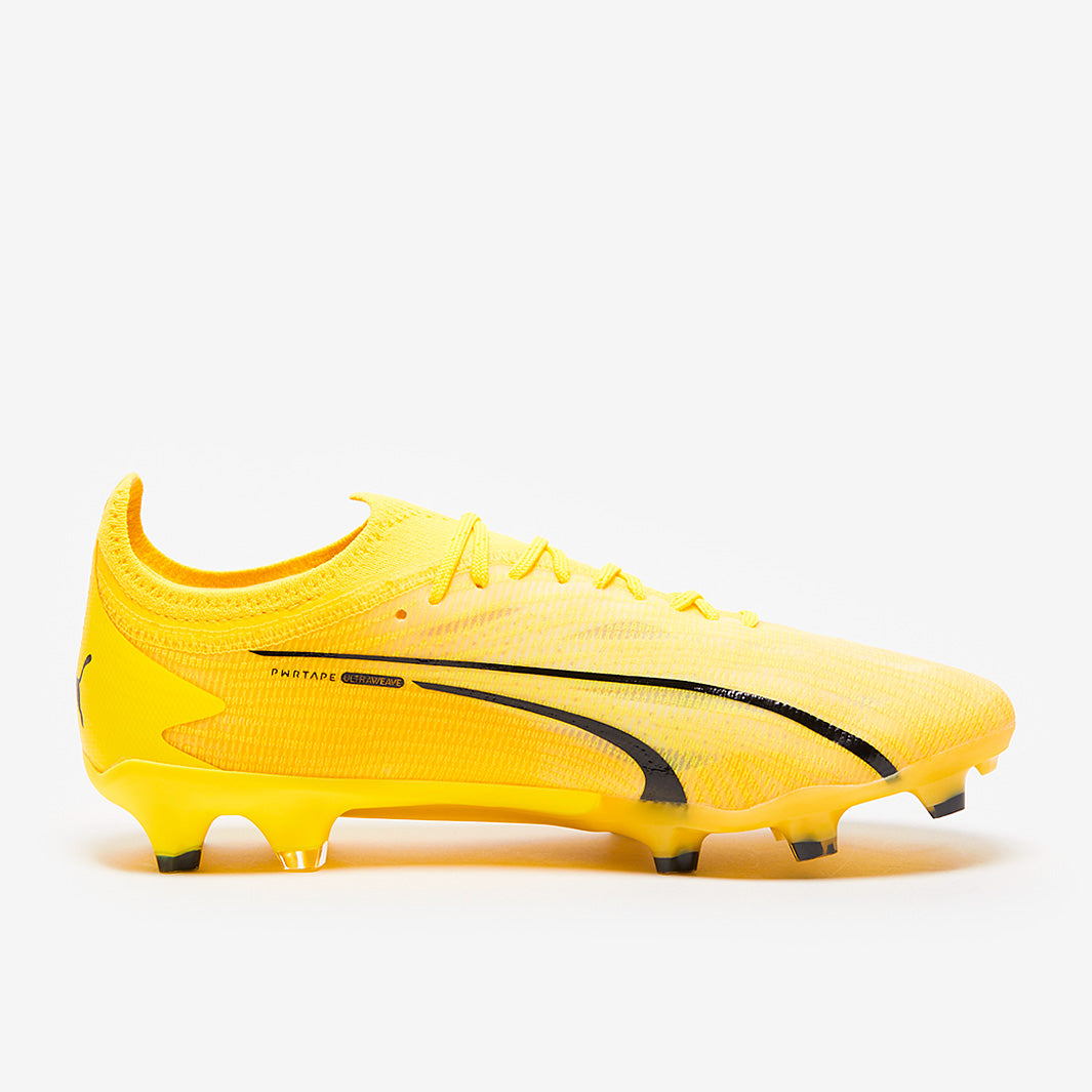 Puma Women's Ultra Ultimate FG/AG Football Boots Yellow Blaze/Puma White/Puma Black