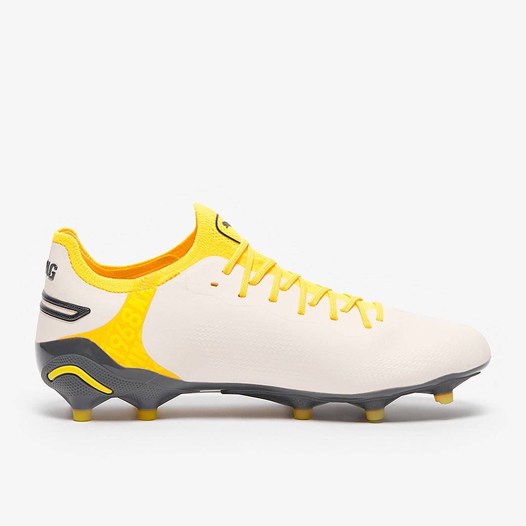 Puma Women's King Ultimate FG/AG Football Boots Alpine Snow/Asphalt/Yellow Blaze