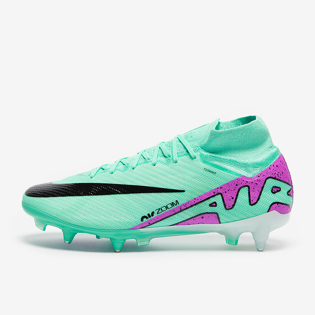 Nike Air Zoom Mercurial Superfly IX Elite SG-Pro Anti-Clog Football Boots Hyper Turq/Fuchsia Dream/Black/White