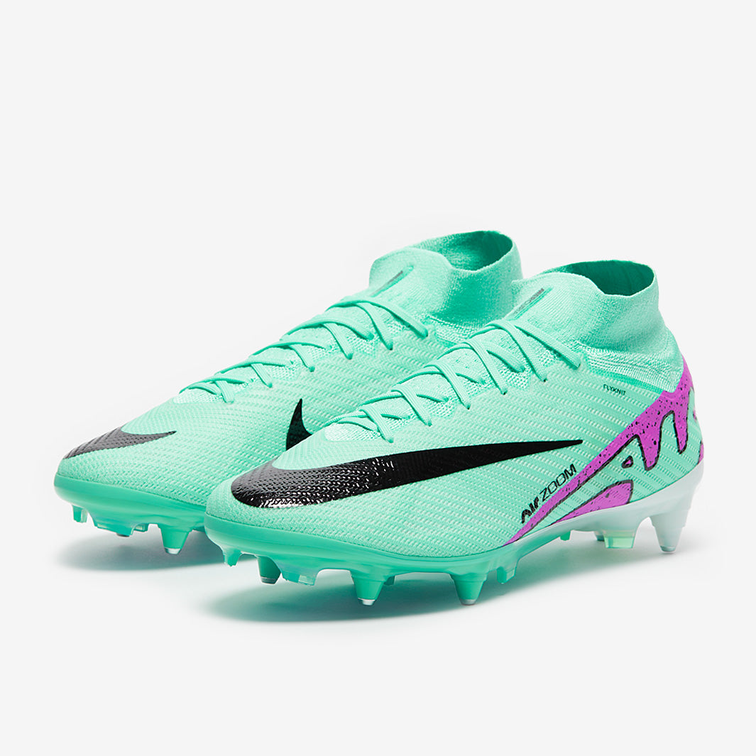 Nike Air Zoom Mercurial Superfly IX Elite SG-Pro Anti-Clog Football Boots Hyper Turq/Fuchsia Dream/Black/White
