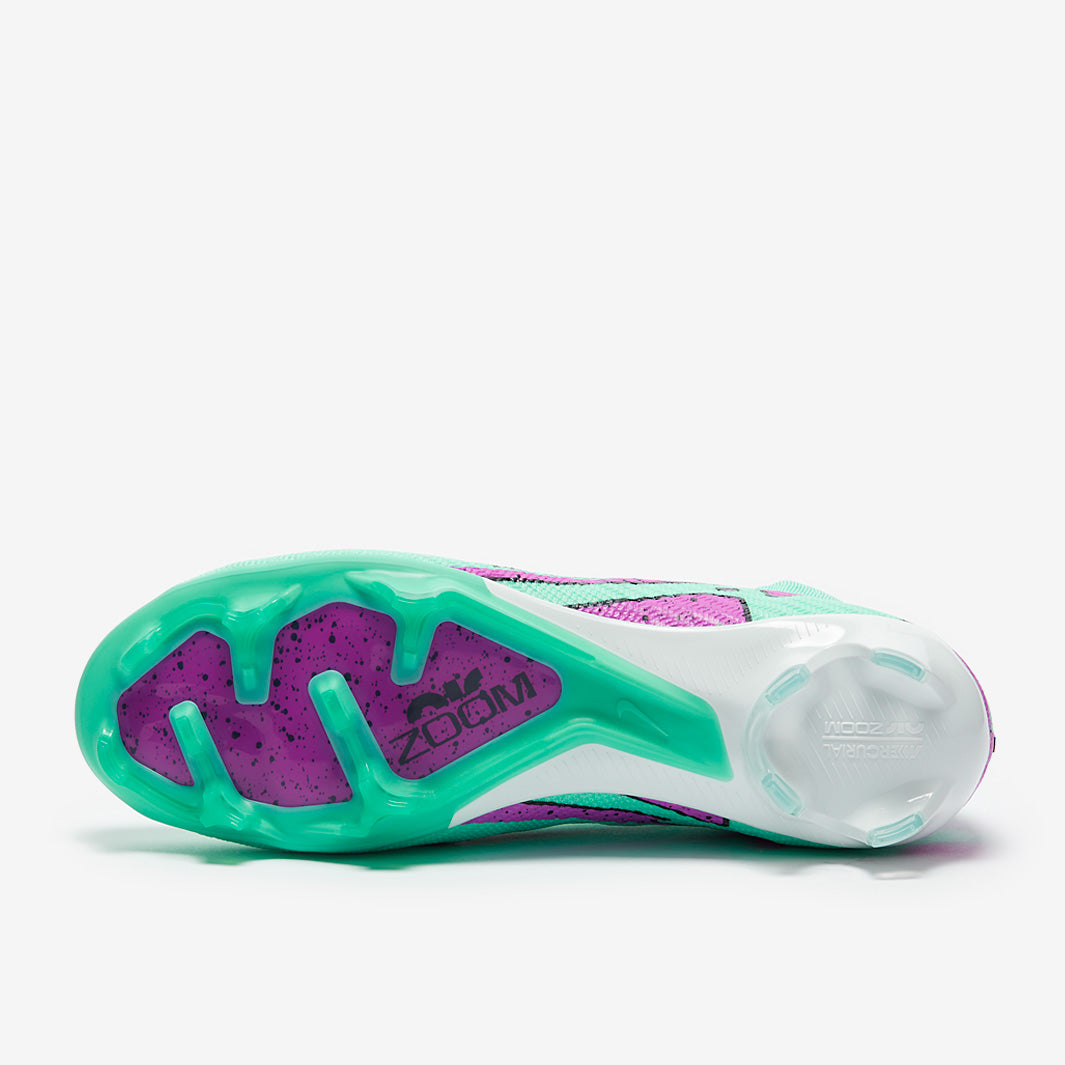 Nike Air Zoom Mercurial Superfly IX Elite FG Football Boots Hyper Turq/Fuchsia Dream/Black/White