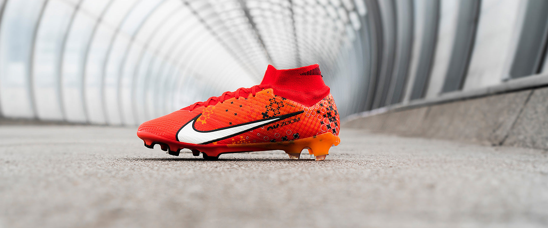 Nike Air Zoom Mercurial Superfly IX Elite MDS FG Football Boots Light Crimson/Pale Ivory/Bright Mandarin