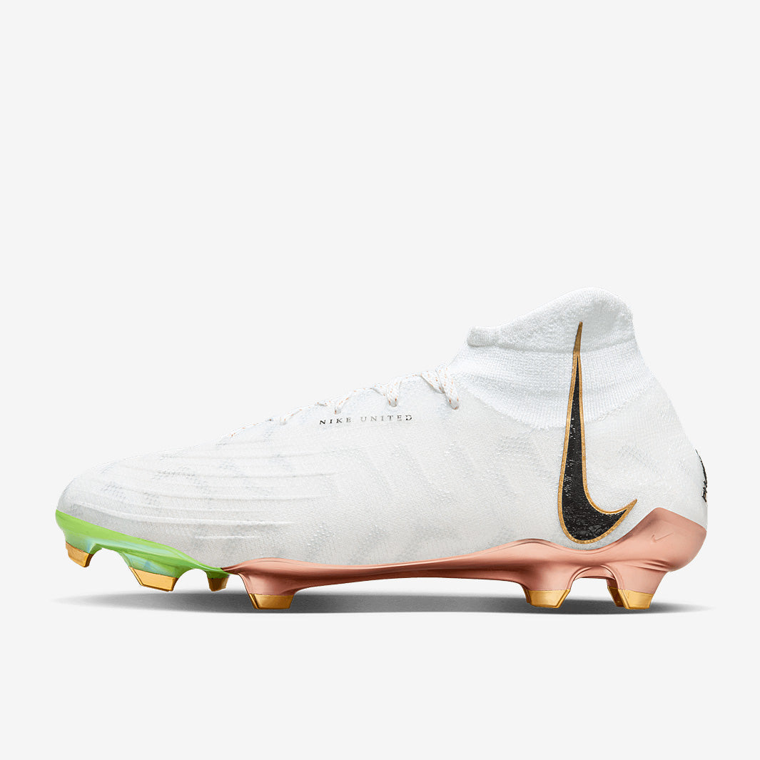 Nike Phantom Luna Elite FG x WWC Winner Football Boots White/Black/Metallic Gold