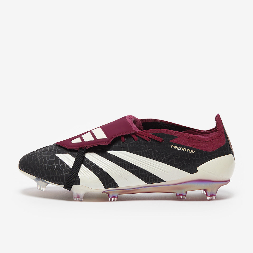 Adidas Predator 30 Elite Tongue FG Football Boots Core Black/Off White
