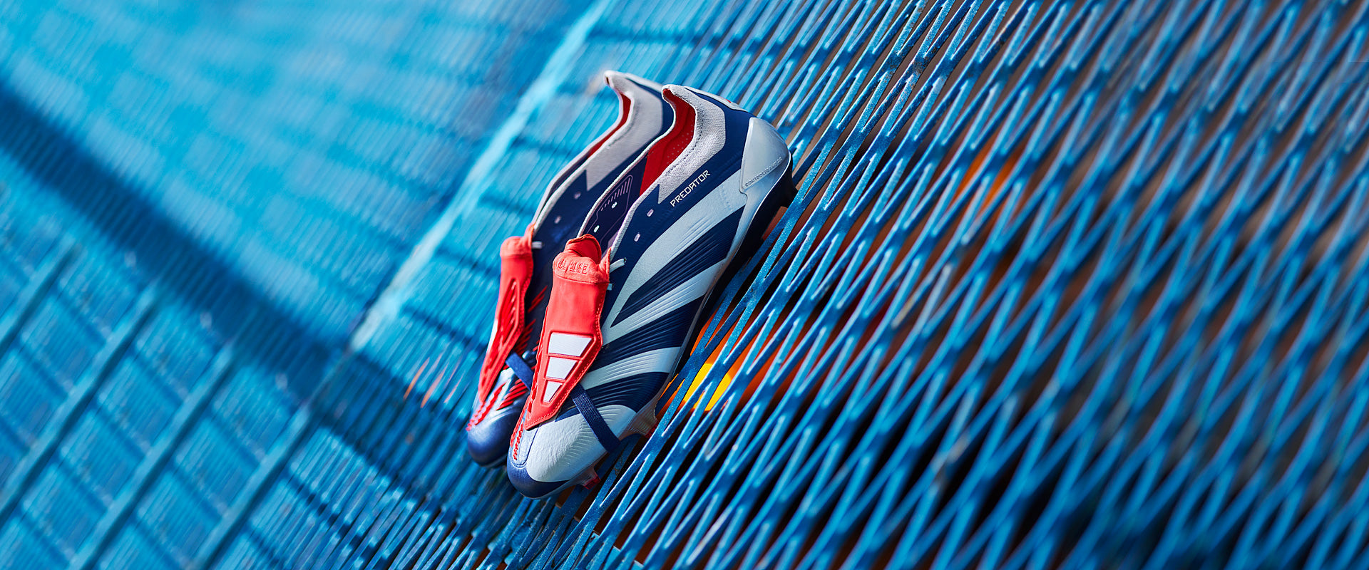 Adidas Predator Elite Tongue FG Roteiro Football Boots Tech Indigo/Vivid Red