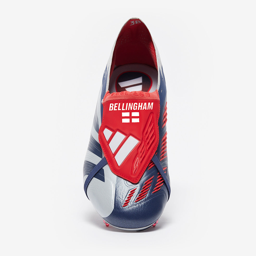 Adidas Predator Elite Tongue FG Roteiro Football Boots Tech Indigo/Vivid Red