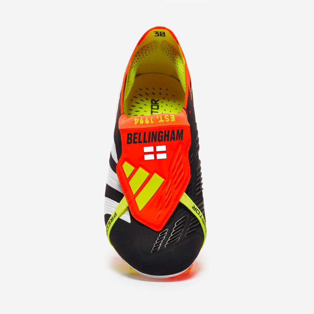 Adidas Predator Elite Tongue FG Football Boots Core Black/White/Solar Red