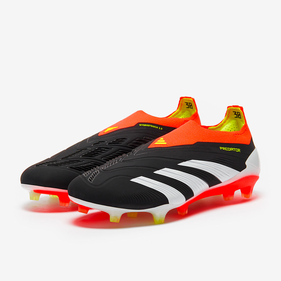 Adidas Predator Elite Laceless FG Football Boots Core Black/White/Solar Red
