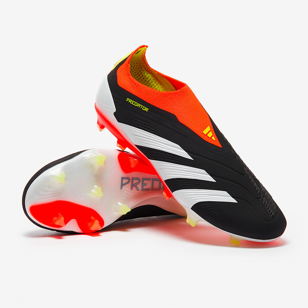 Adidas Predator Elite Laceless FG Football Boots Core Black/White/Solar Red