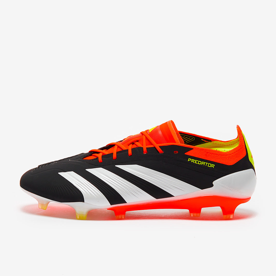 Adidas Predator Elite FG Football Boots Core Black/White/Solar Red