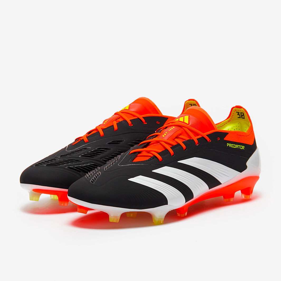 Adidas Predator Elite FG Football Boots Core Black/White/Solar Red