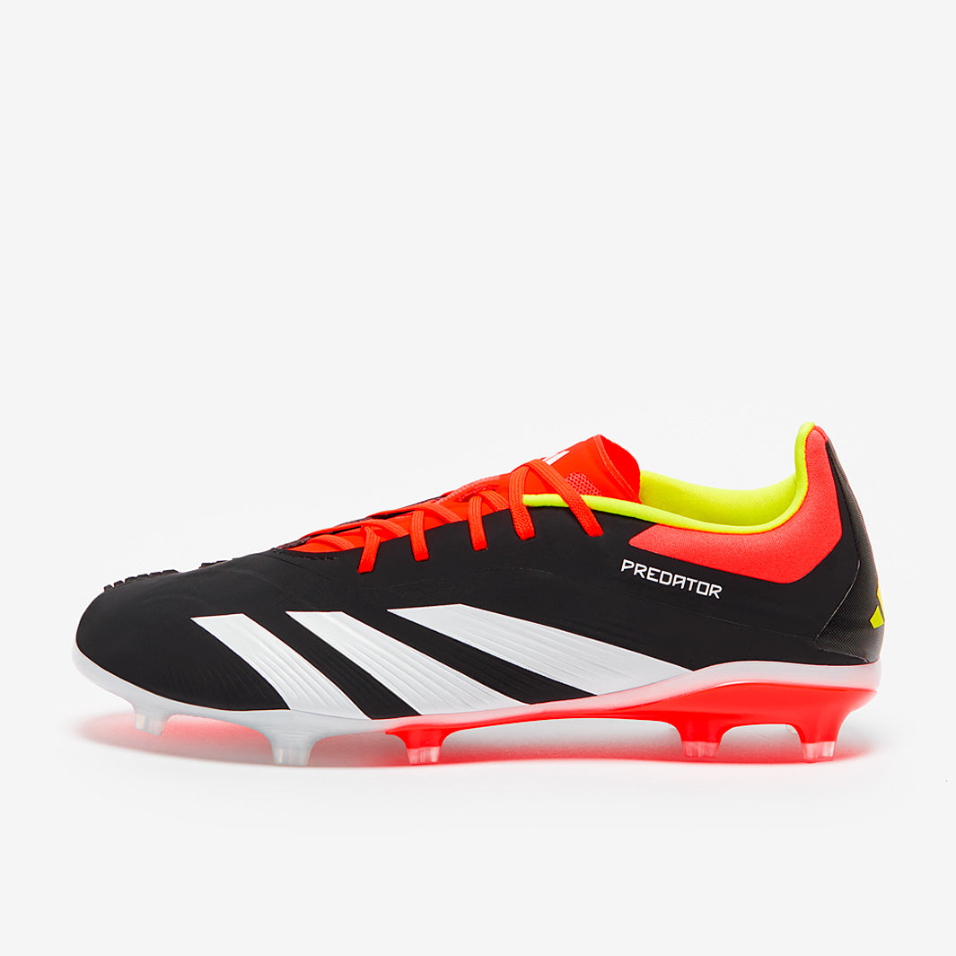 Adidas Kids Predator Elite FG Football Boots Core Black/White/Solar Red