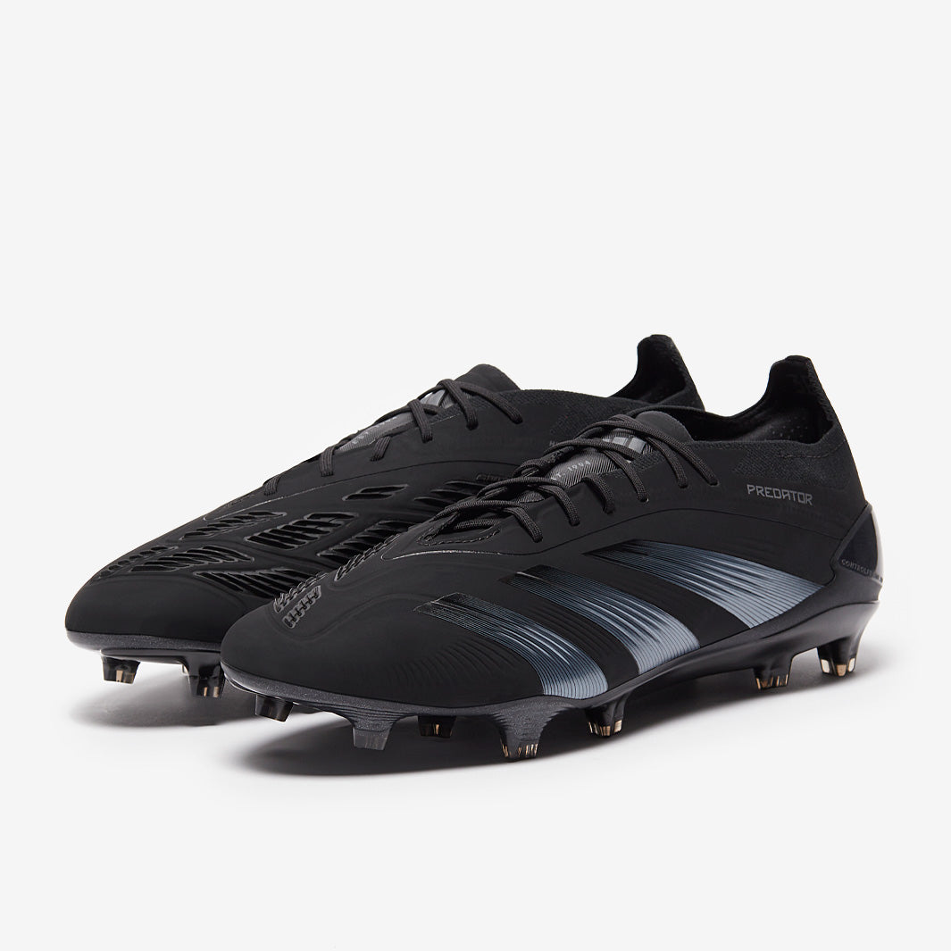 Adidas Predator Elite FG Football Boots Core Black/Core Black/Carbon