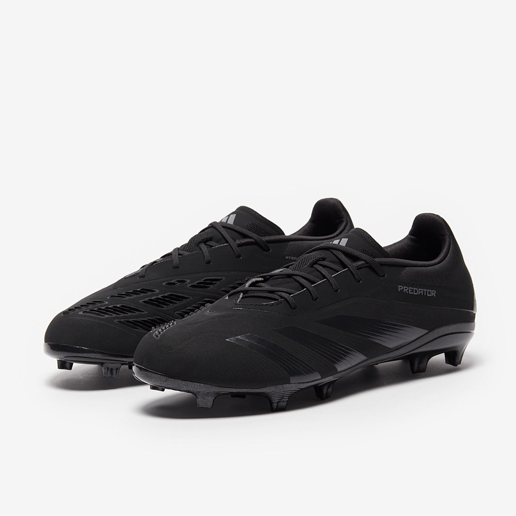 Adidas Kids Predator Elite FG Football Boots Core Black/Carbon/Core Black