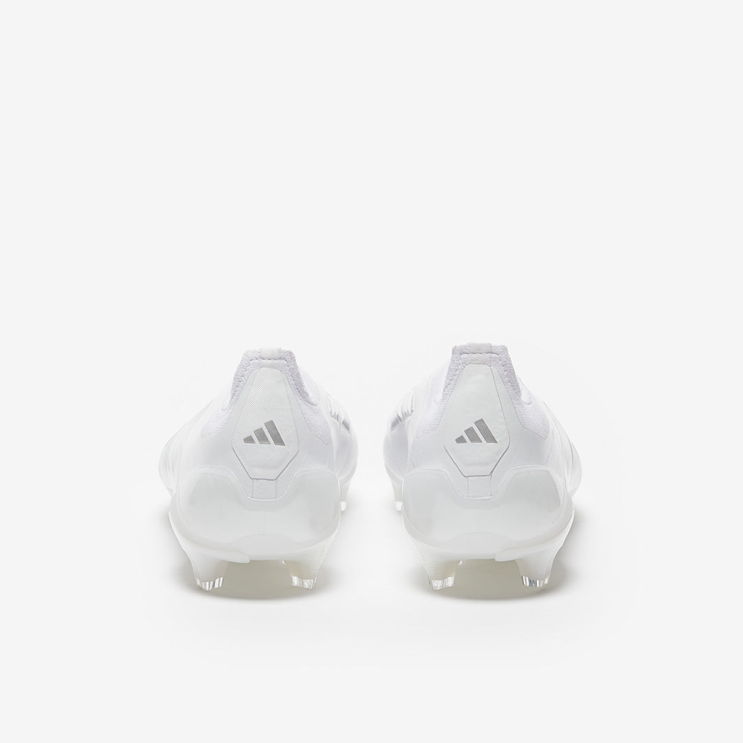 Adidas Predator Elite Laceless FG Football Boots White/Silver Met/White