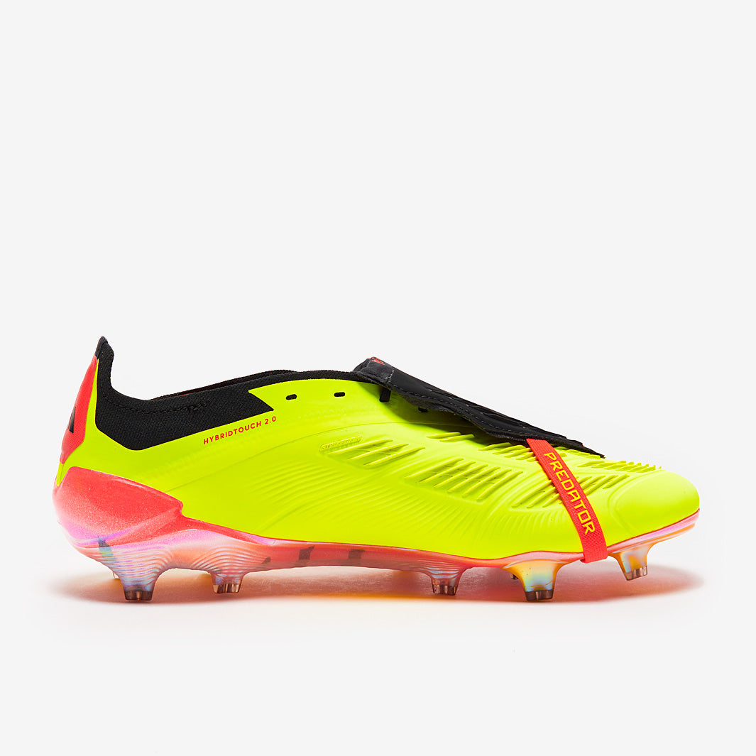 Adidas Predator Elite Tongue FG Football Boots Team Solar Yellow/Core Black/Solar Red