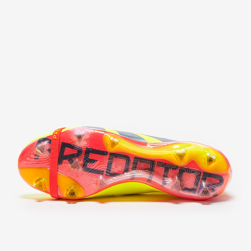 Adidas Predator Elite Tongue FG Football Boots Team Solar Yellow/Core Black/Solar Red