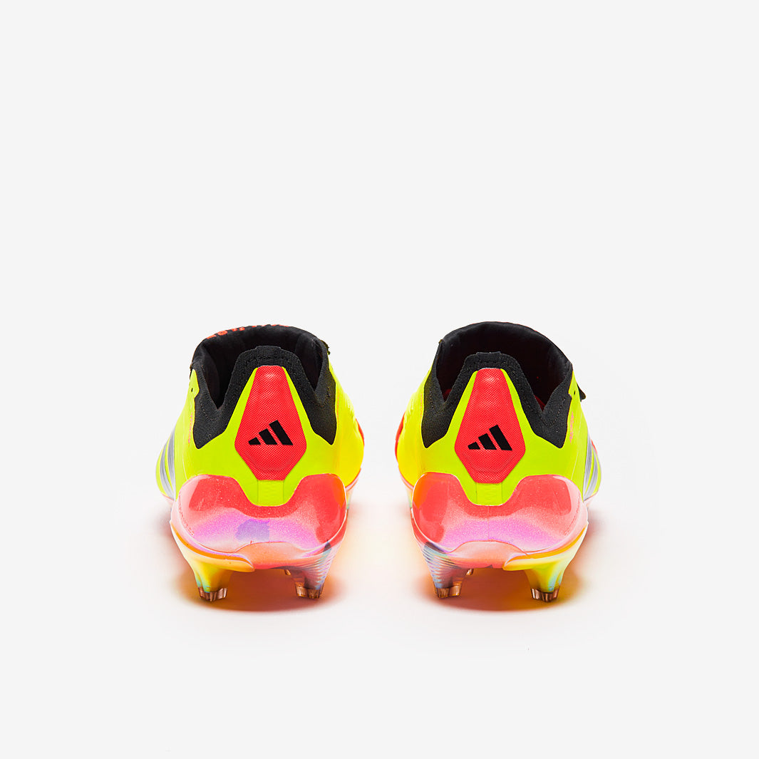 Adidas Predator Elite Tongue FG Football Boots Team Solar Yellow/Core Black/Solar Red
