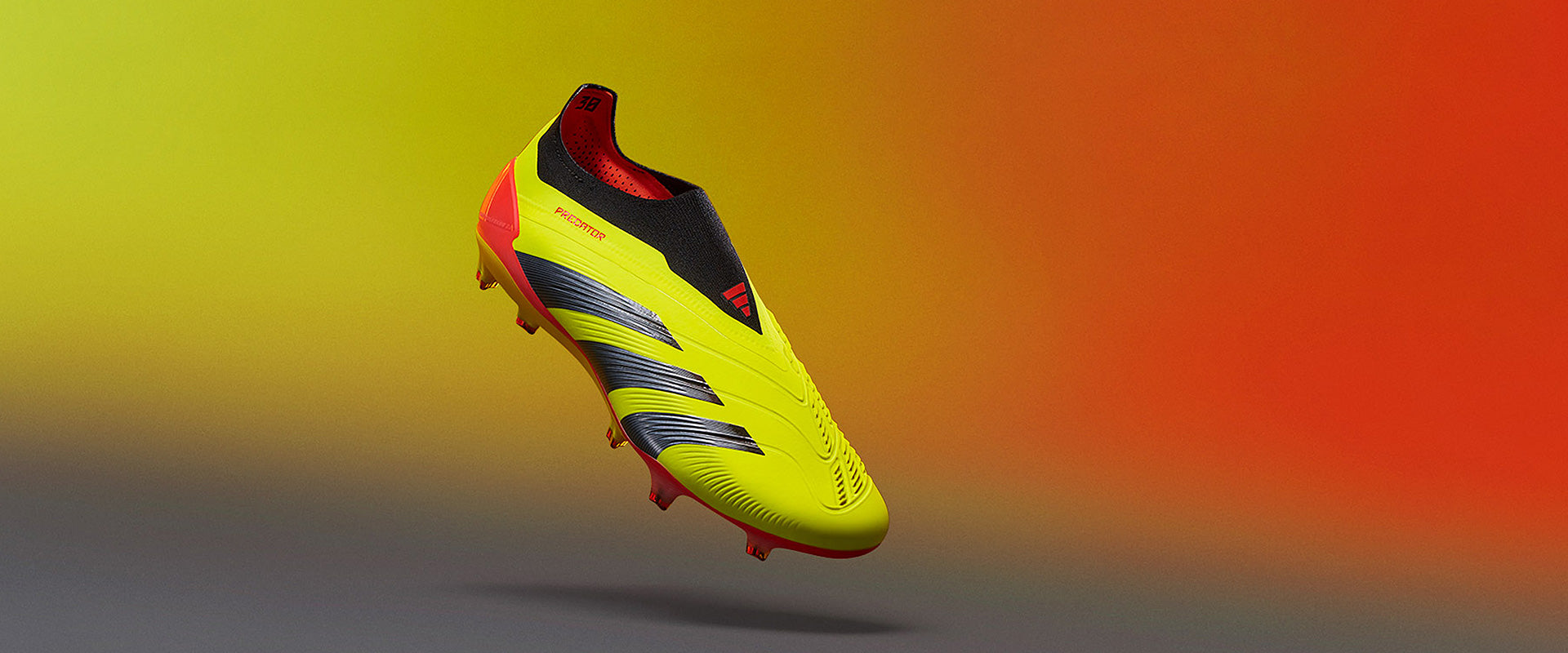 Adidas Predator Elite Laceless FG Football Boots Team Solar Yellow/Core Black/Solar Red