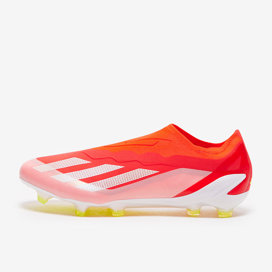 Adidas X Crazyfast Elite Laceless FG Football Boots Solar Red/White/Team Solar Yellow