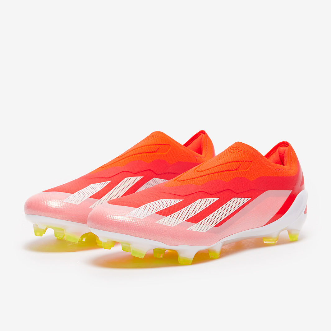 Adidas X Crazyfast Elite Laceless FG Football Boots Solar Red/White/Team Solar Yellow